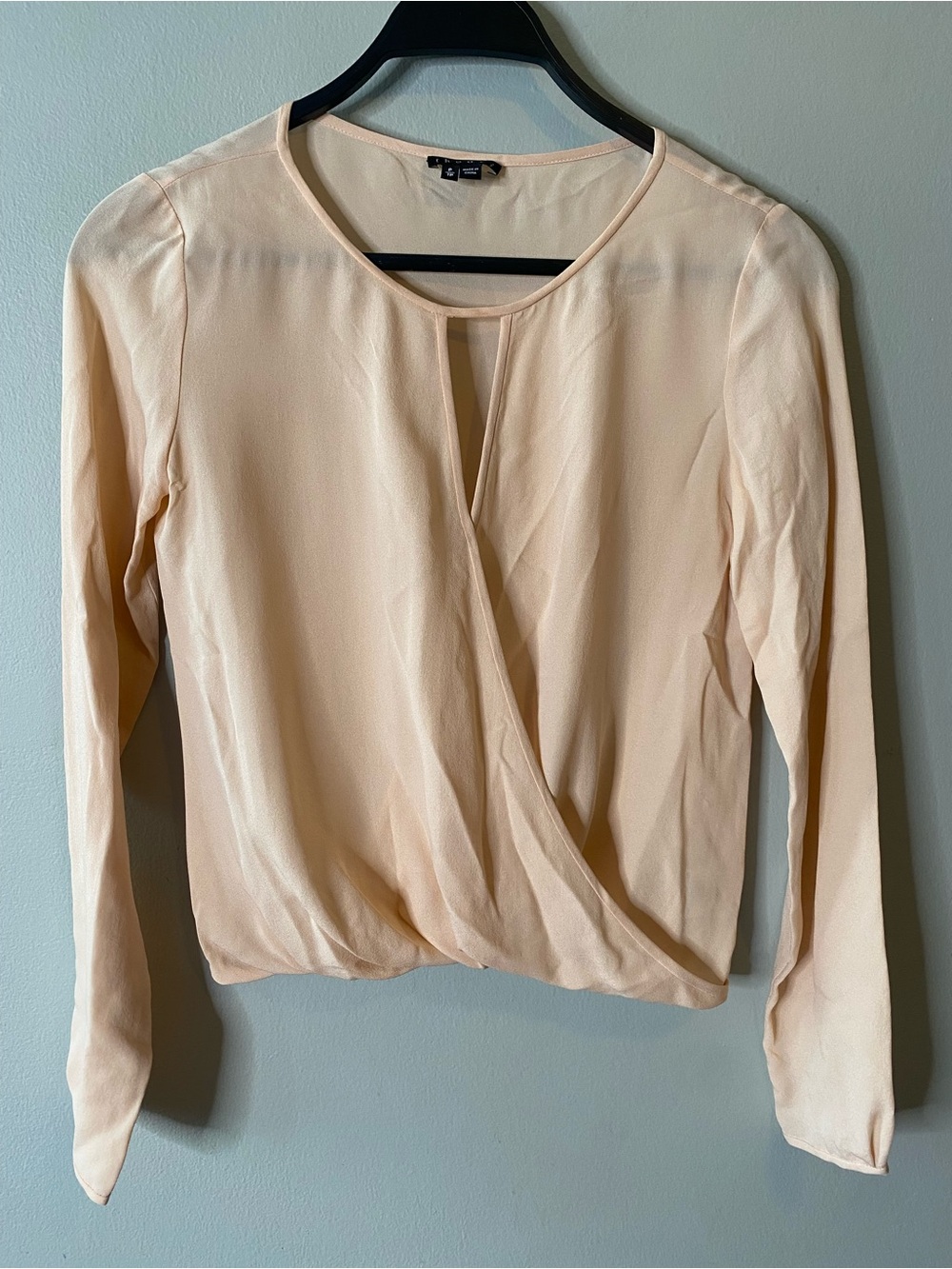 2/$25 Theory Saleya Silk Crepe Blouse - Picture 2 of 5